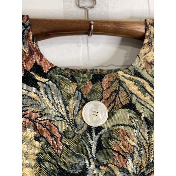 THE CARPETBAGGER SIZE MEDIUM TOTE, KNITTING BAG 14" X 17" X 6" | Vintage Sewing - Picture 4 of 13